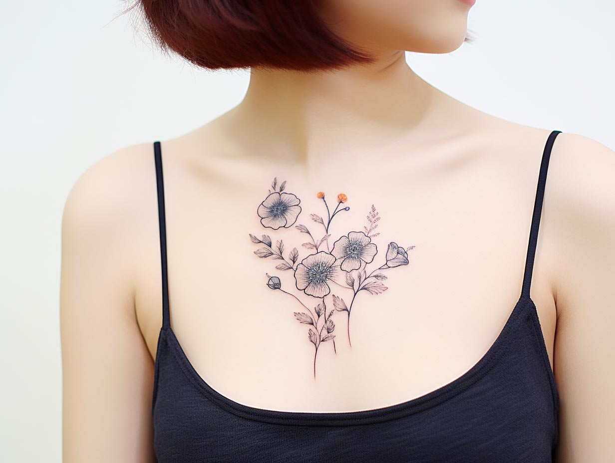 The Sweet Way One Woman Incorporated Her Entire Family Into One Small,  Meaningful Tattoo | YourTango