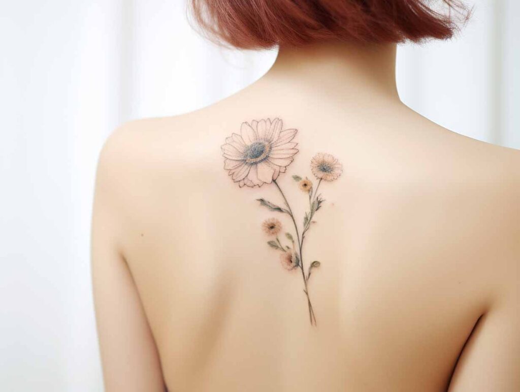 Delicate Flower Tattoos Shoulder | TikTok