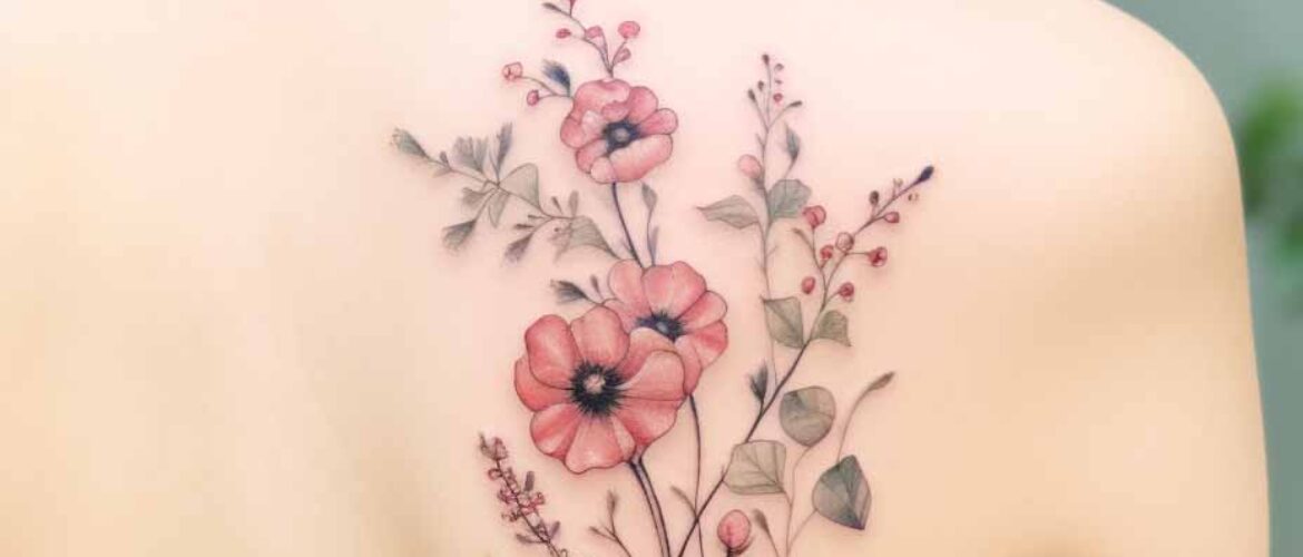 meaning of family birth flower tattoos