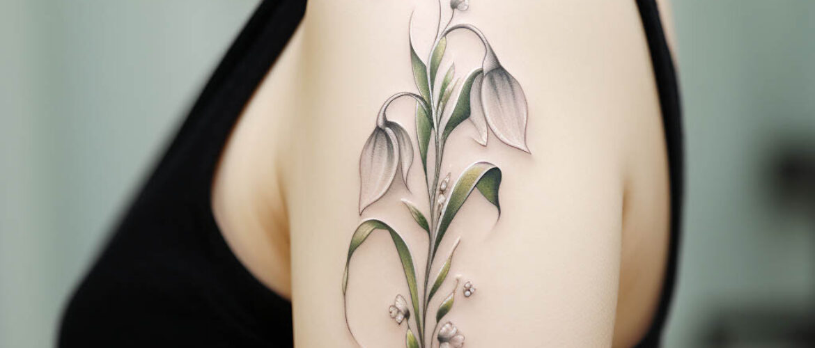 snowdrop birth flower tatoo (1)